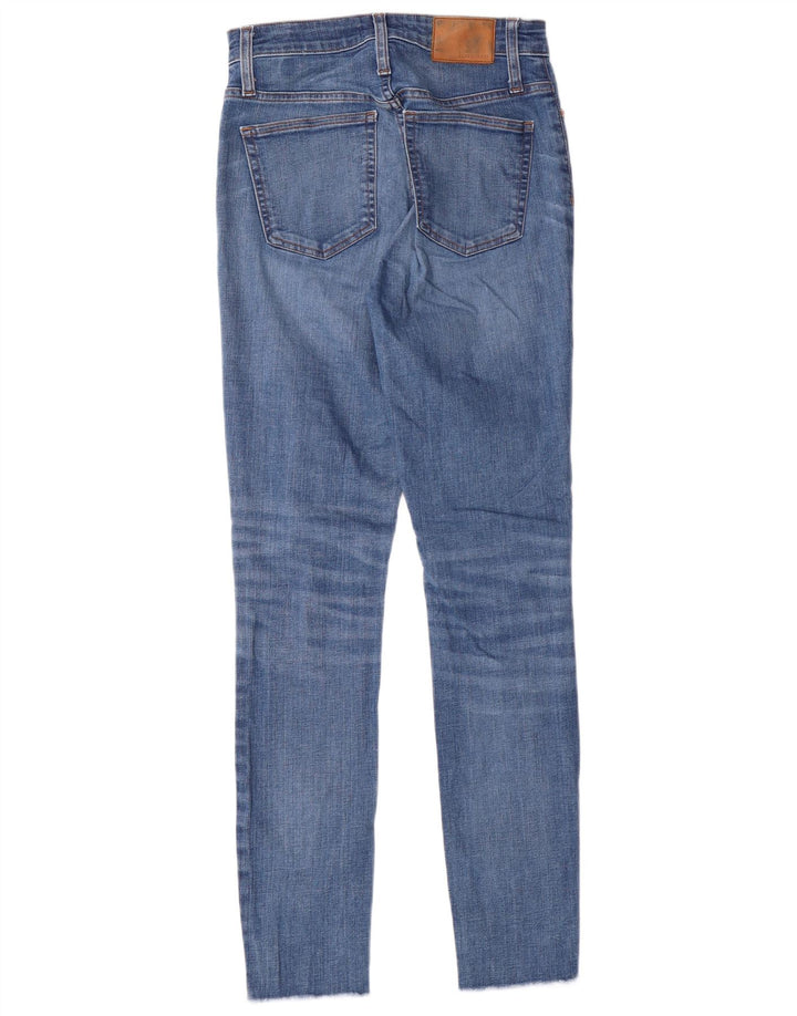 J. CREW Jeans skinny effetto invecchiato da donna W27 L30 Blu