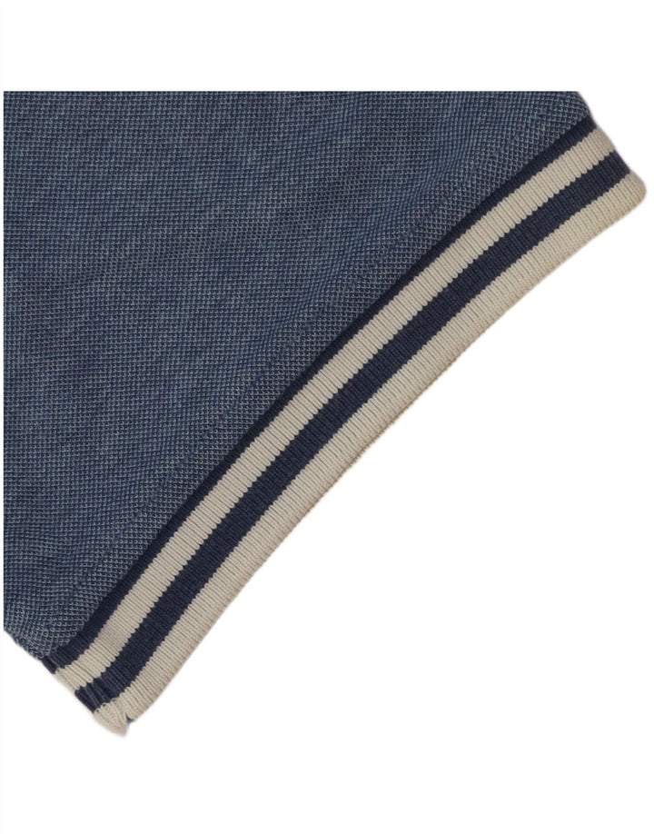 TOMMY HILFIGER Polo da uomo grande in cotone blu