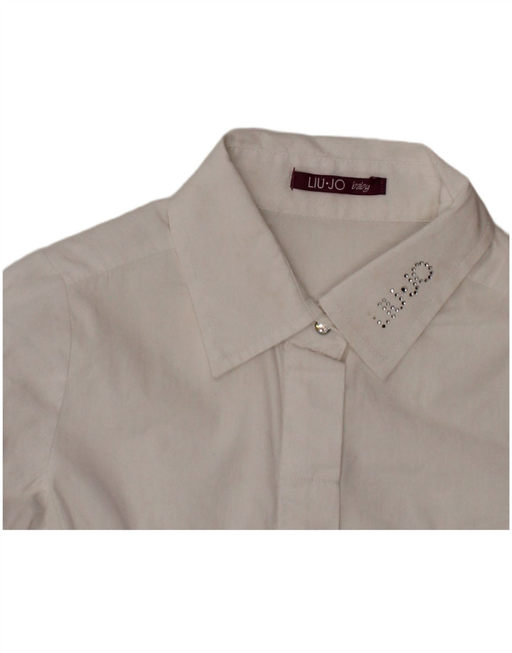 Camicia Formale Bambina LIU JO 7-8 Anni Bianca