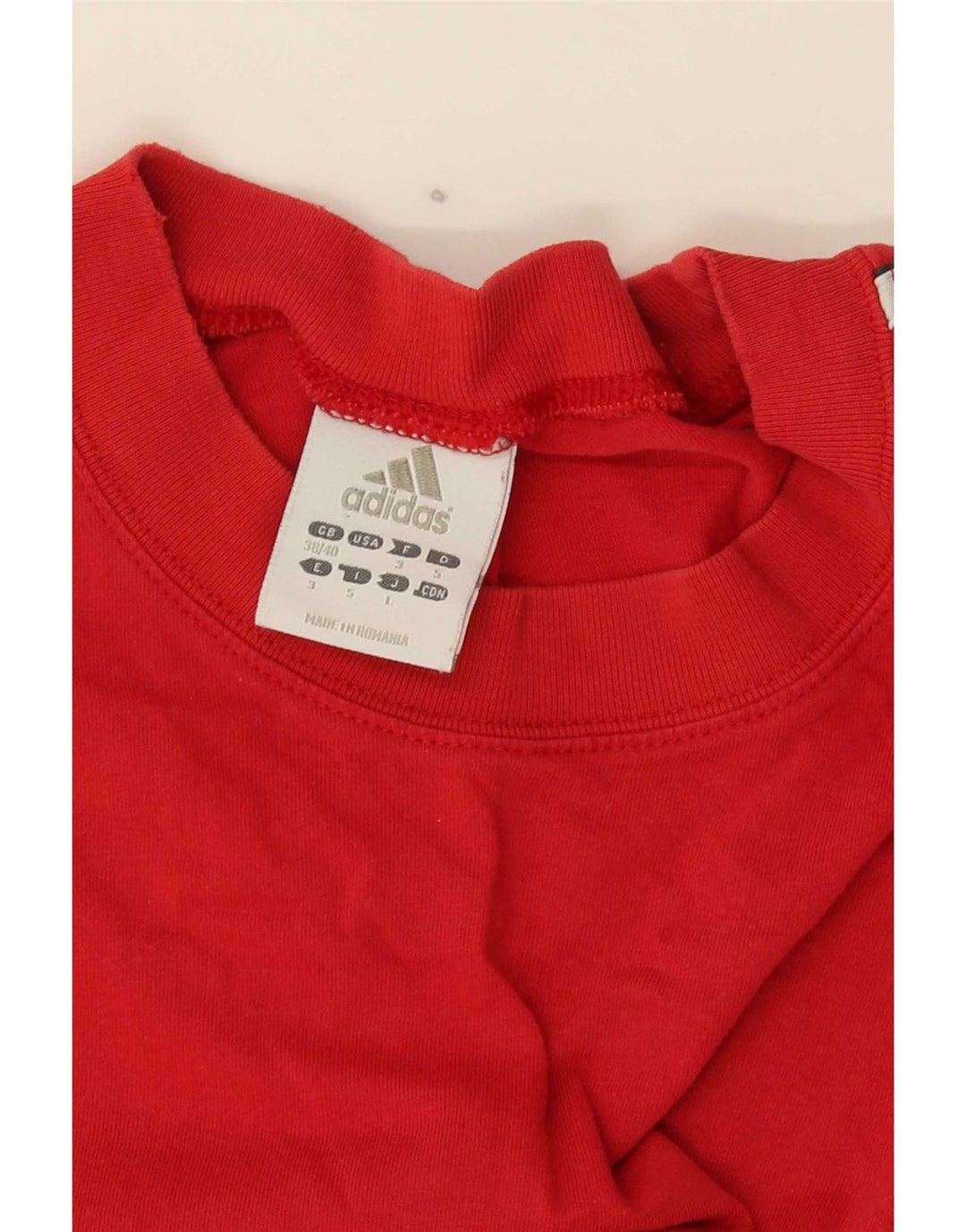 T-shirt da uomo Adidas Top UK 38/40 media rossa