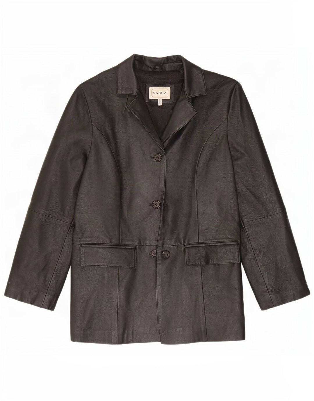 Giacca in pelle da donna Sasha UK 12 media nera