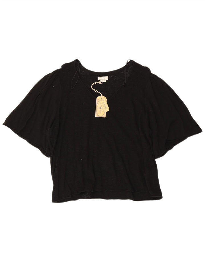 Camicetta da donna Fat Face Top UK 18 XL Cotone nero