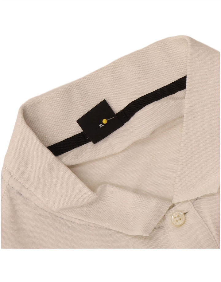 Polo Hugo Boss da uomo vestibilità regolare XL bianca
