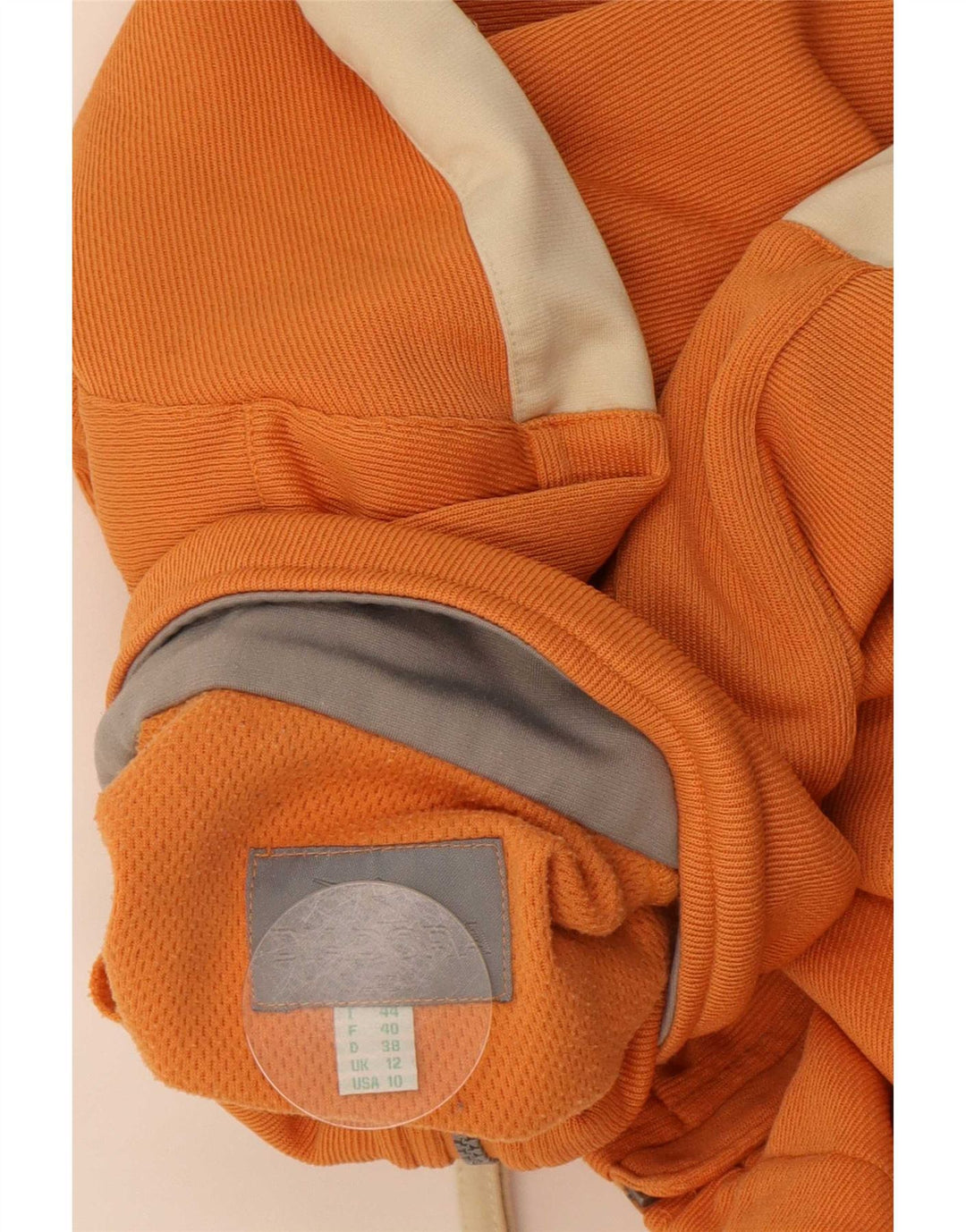 Giacca da tuta da donna Diadora UK 12 Medium Orange Colourblock