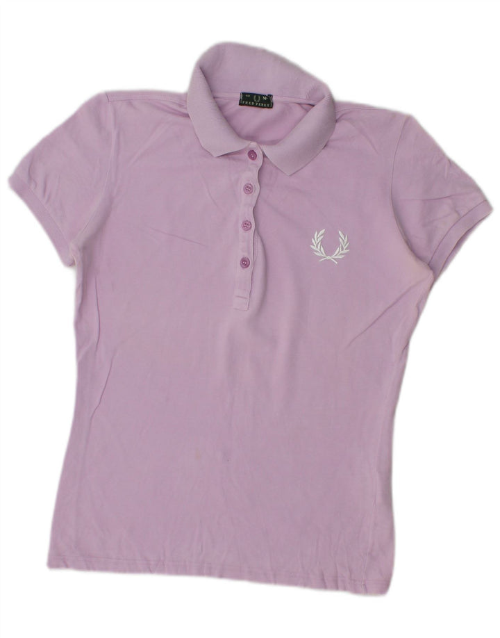 Polo da donna Fred Perry UK 12 cotone viola medio