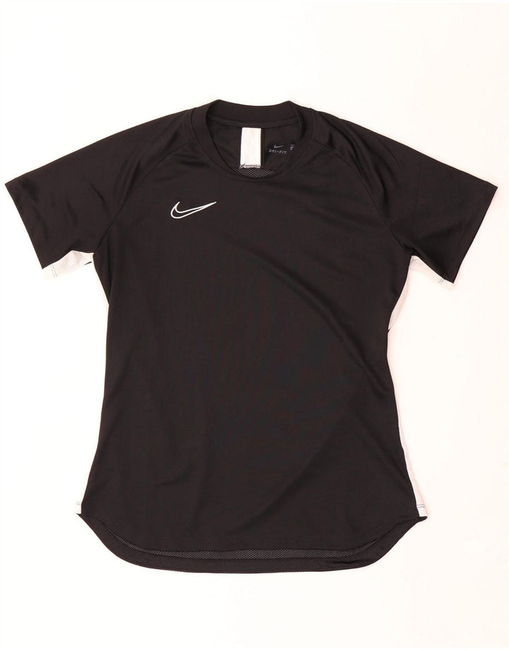Top della tuta Nike Dri Fit da uomo, colore nero medio, color block