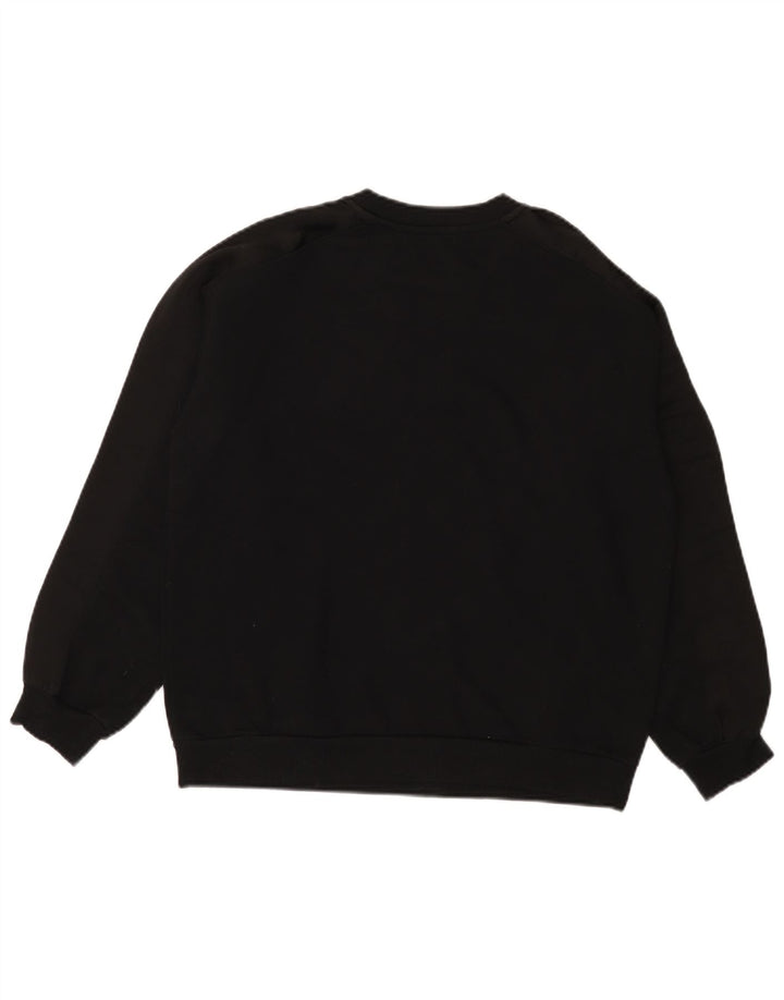 Felpa da donna Marks & Spencer UK 12 cotone medio nero