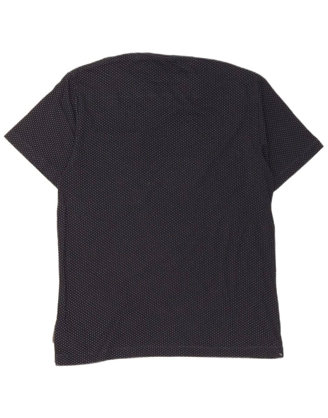 T-shirt da uomo French Connection Top in cotone maculato blu navy medio