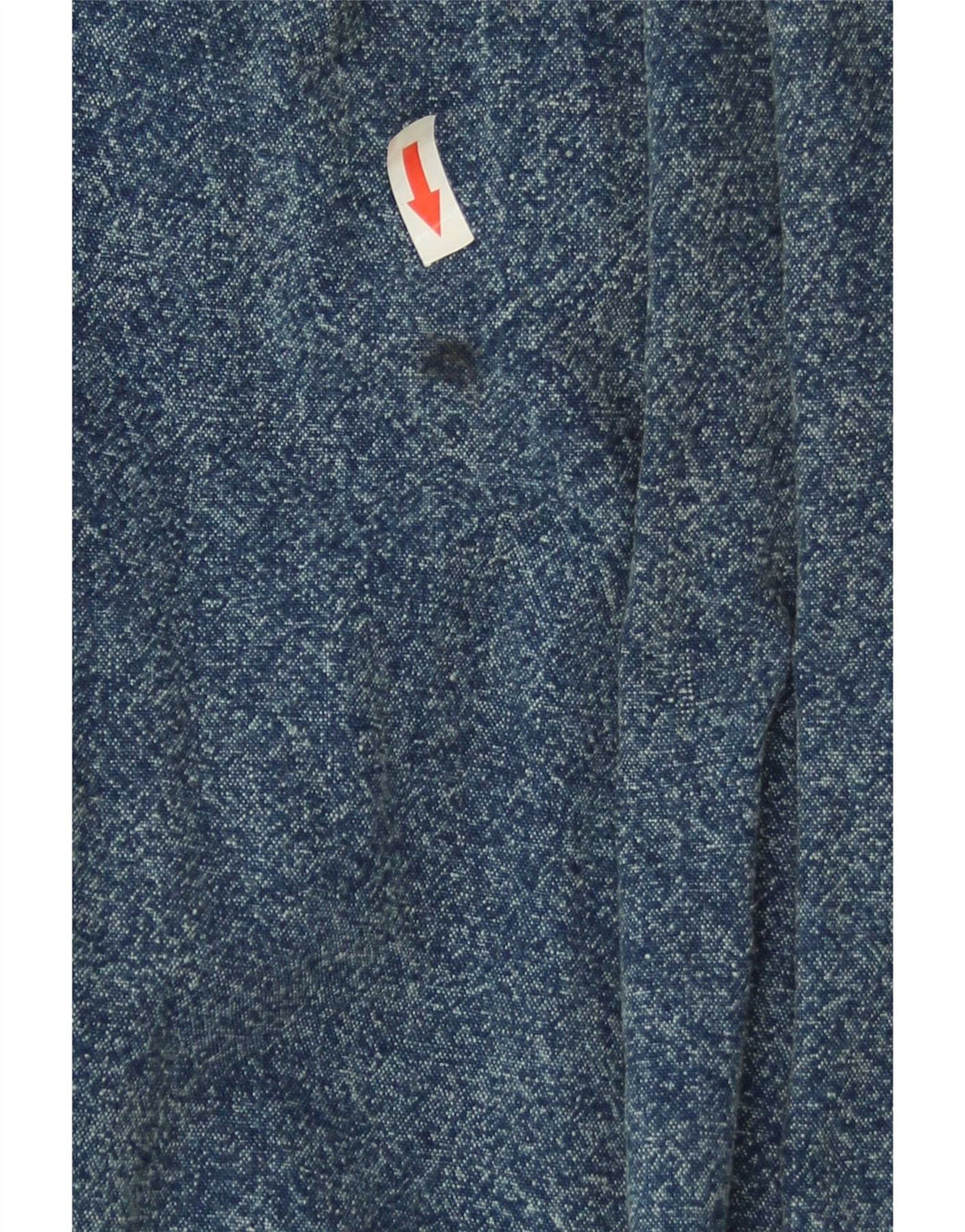 Gonna di jeans vintage da donna W28 L30 in cotone blu