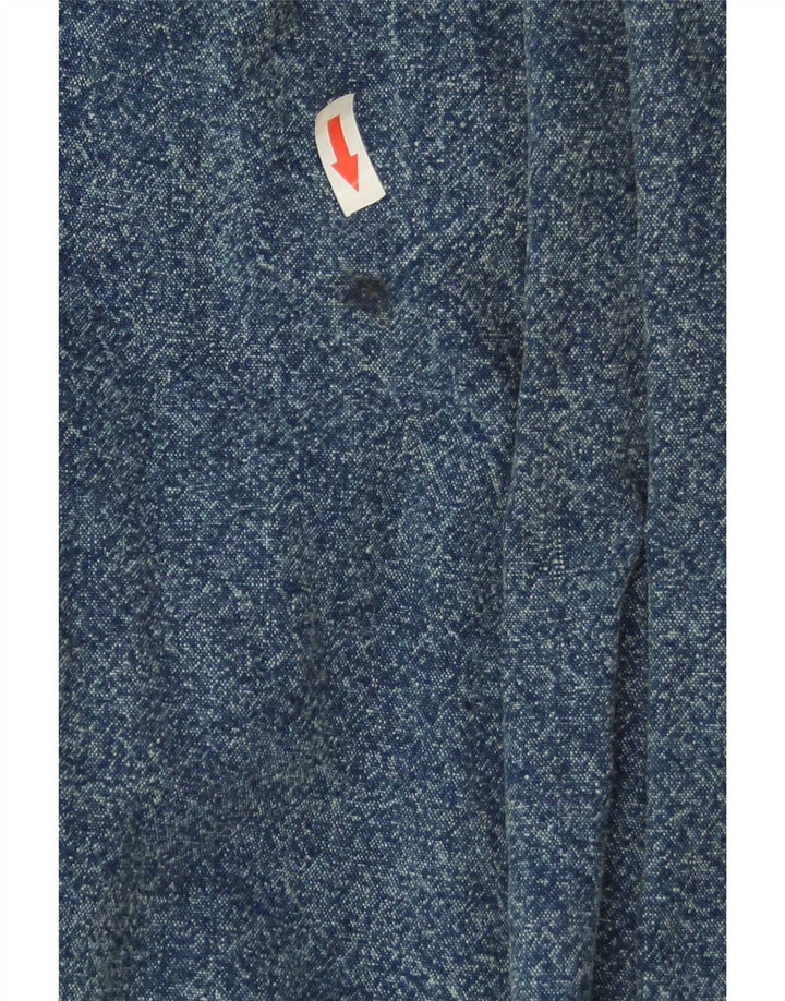 Gonna di jeans vintage da donna W28 L30 in cotone blu