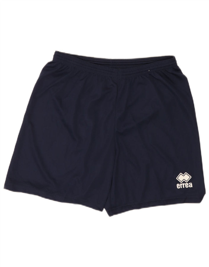 Pantaloncini sportivi da uomo Errea medio blu navy in poliestere