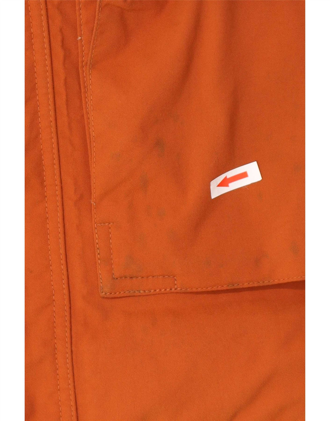 Giacca parka con cappuccio da uomo The North Face UK 38 nylon arancione medio