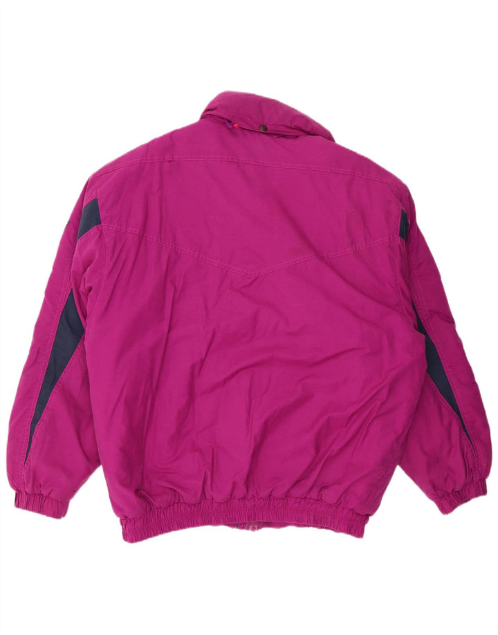 Giacca imbottita con cappuccio da uomo Brugi IT 48 Poliestere color block viola medio