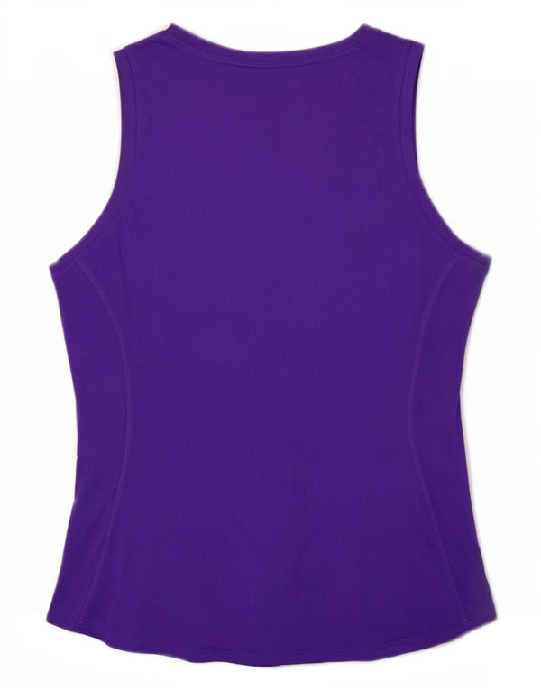 Canotta Nike Dri Fit da donna UK 14 Large Viola Poliestere