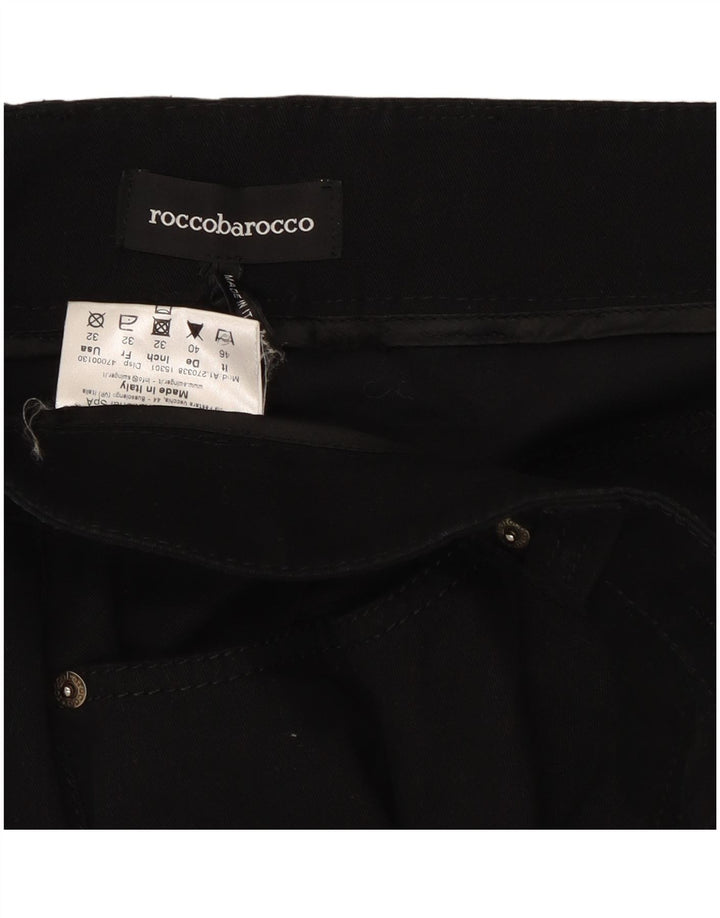 Jeans Bootcut da donna Roccobarocco W32 L32 cotone nero