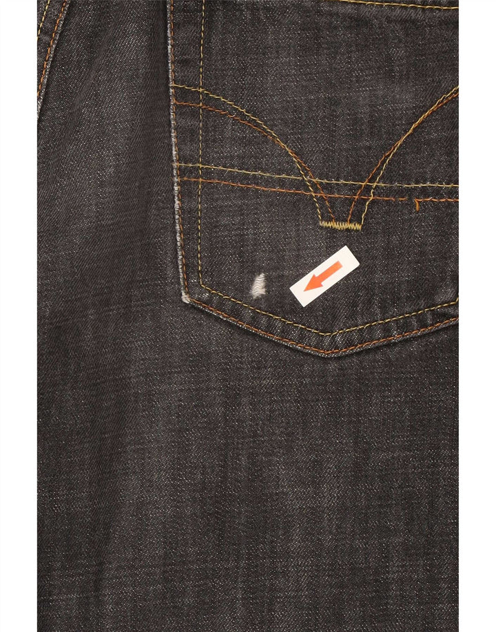 Jeans dritti da uomo Casucci IT 46 Small W32 L31 Cotone nero
