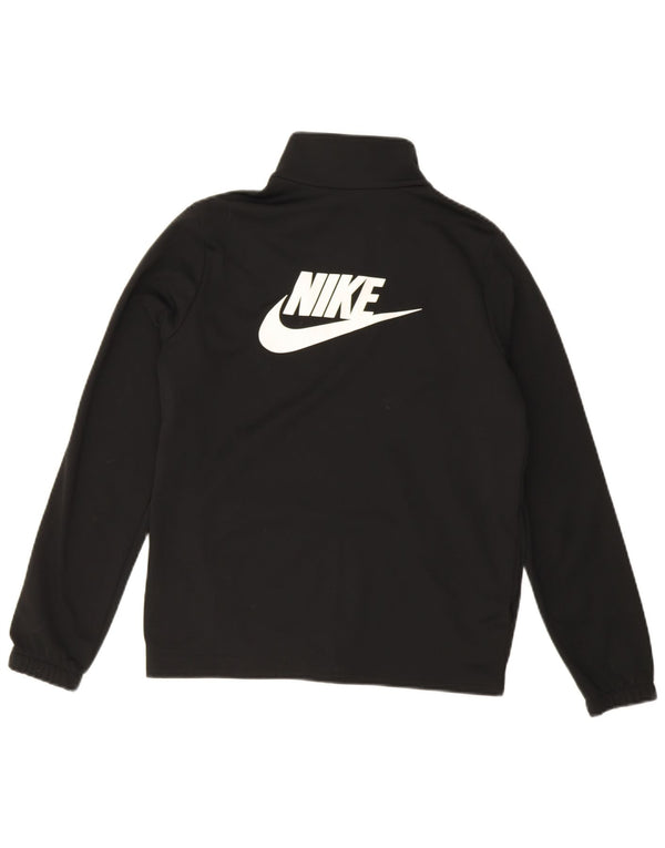 Giacca da ginnastica grafica da ragazzo Nike 13-14 anni XL poliestere nero