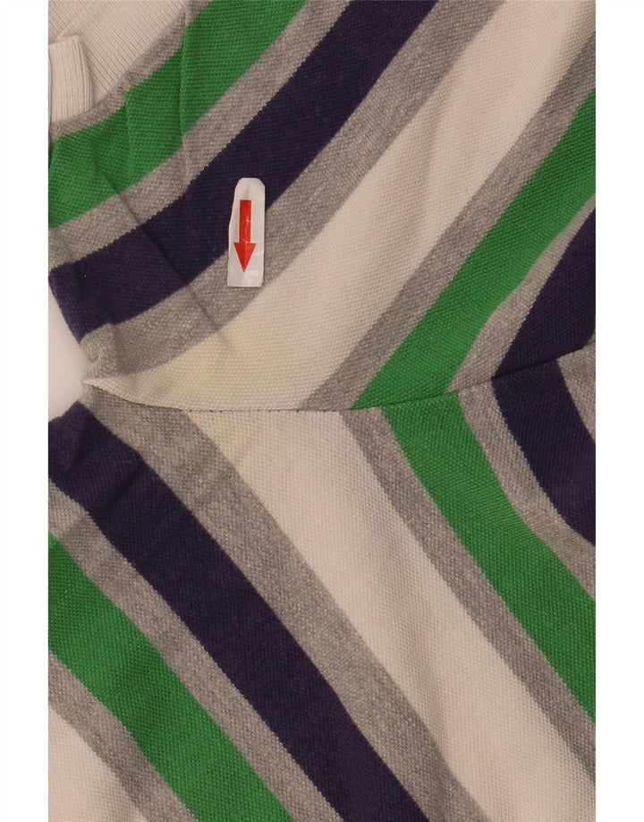 Polo Benetton Uomo A Righe Medie Multicolori