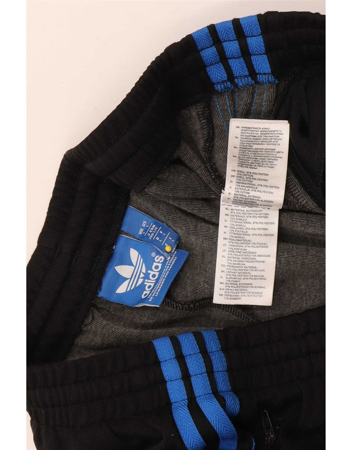 Pantaloni da tuta da uomo Adidas Large in cotone nero
