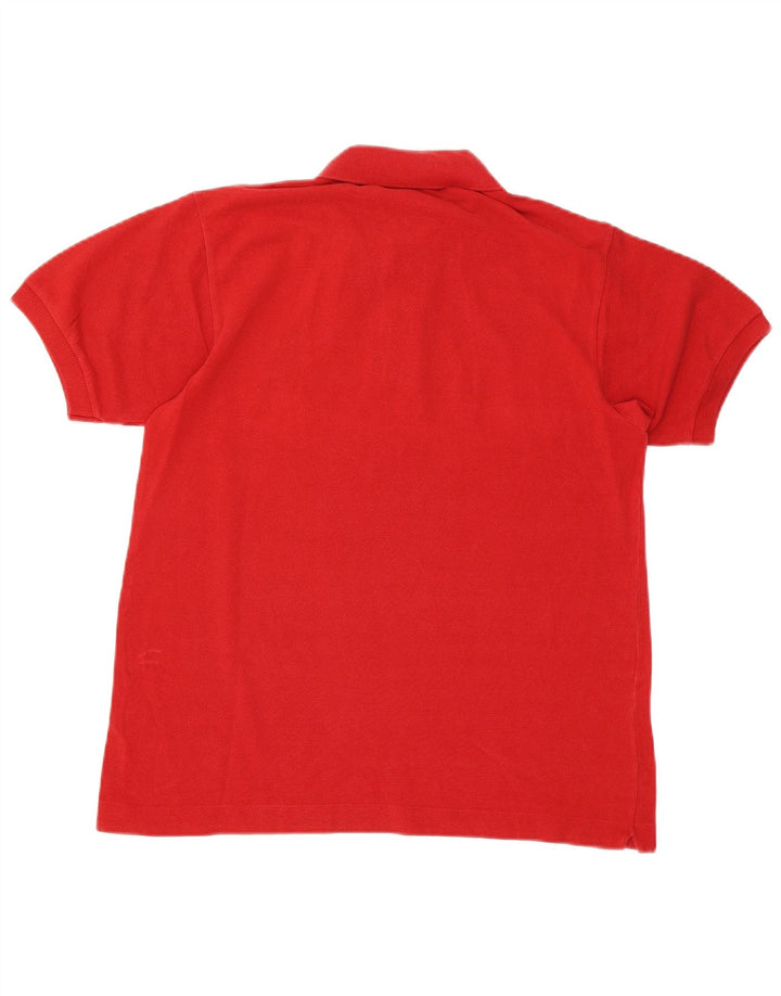 Polo da uomo Lacoste taglia 4 media in cotone rosso