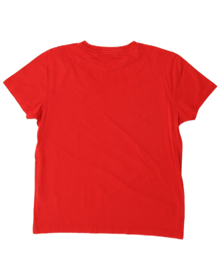 Gant T-shirt grafica da uomo Top grande in cotone rosso