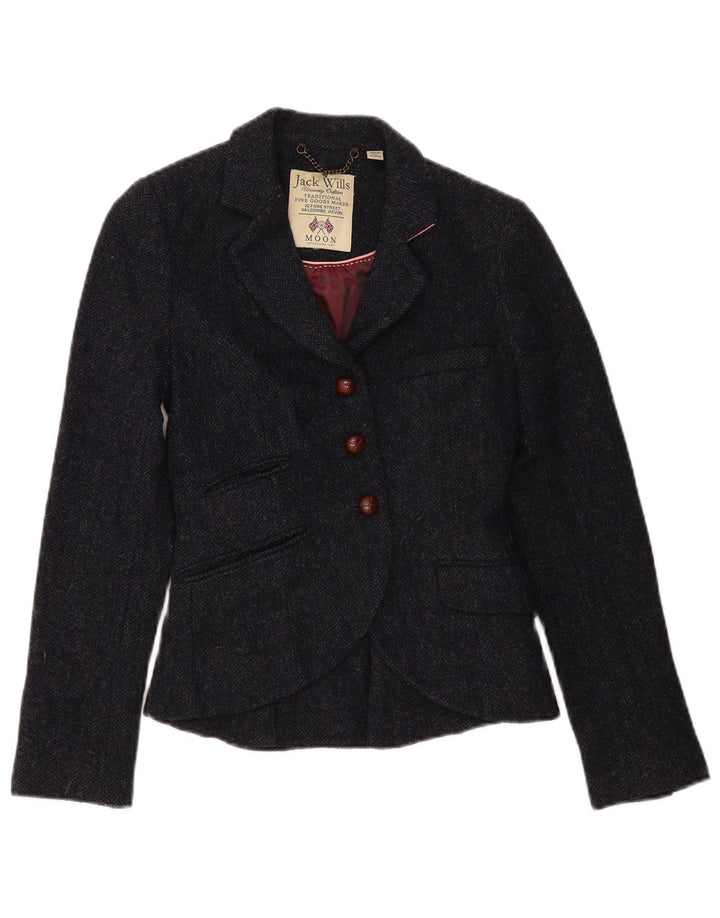 Giacca blazer a 3 bottoni per ragazze Jack Wills 11-12 anni in lana grigia
