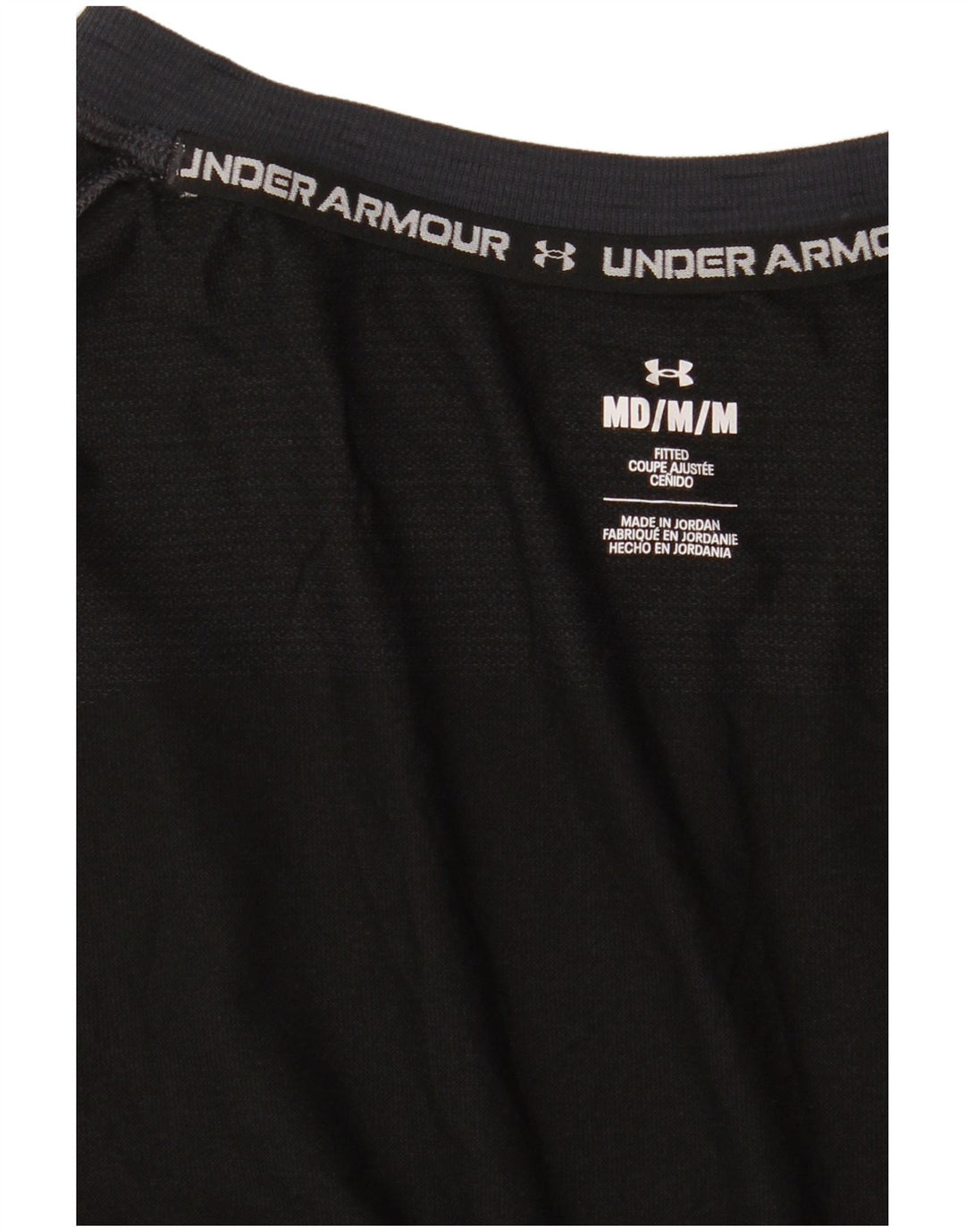 Maglietta aderente da uomo Under Armour, blu navy medio