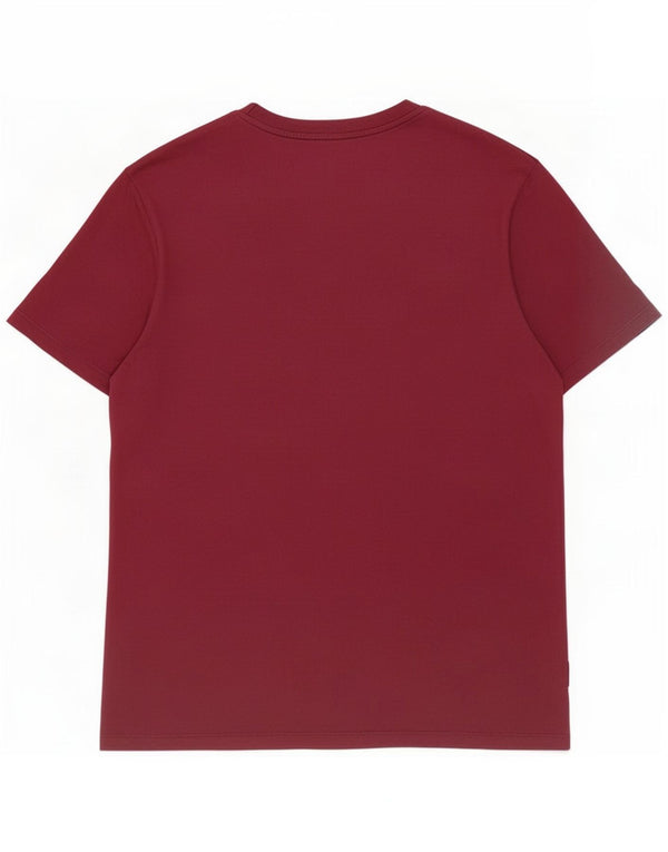 T-shirt da uomo Polo Ralph Lauren Top in cotone bordeaux medio