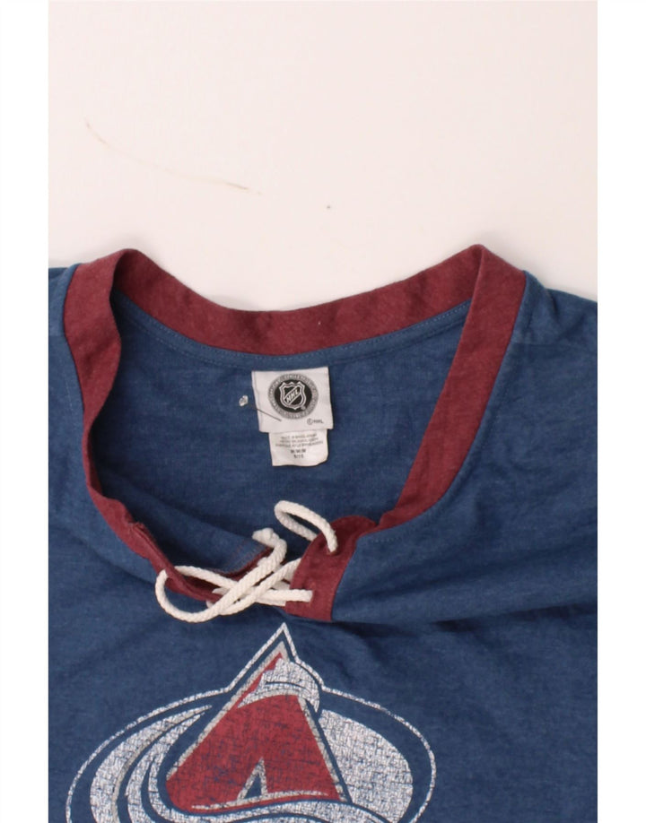 NHL Womens Colorado Avalanche Sweatshirt Jumper US 8/10 Medium Navy Blue Vintage NHL and Second-Hand NHL from Messina Hembry 