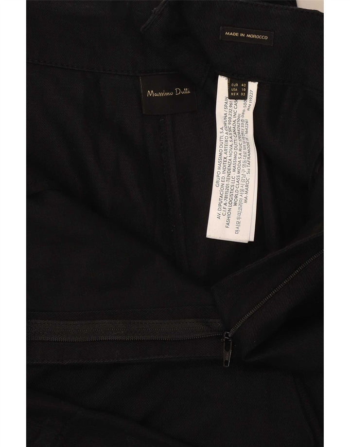 Pantaloncini cargo da donna Massimo Dutti EU 42 Large W32 cotone nero