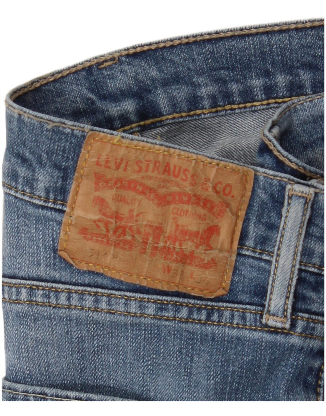 LEVI'S Jeans dritti da uomo 514 W33 L30 Blu