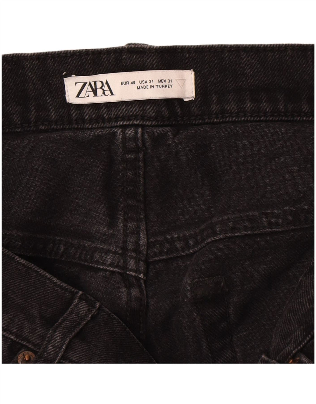 Jeans slim da uomo Zara EU 40 medio W31 L30 neri