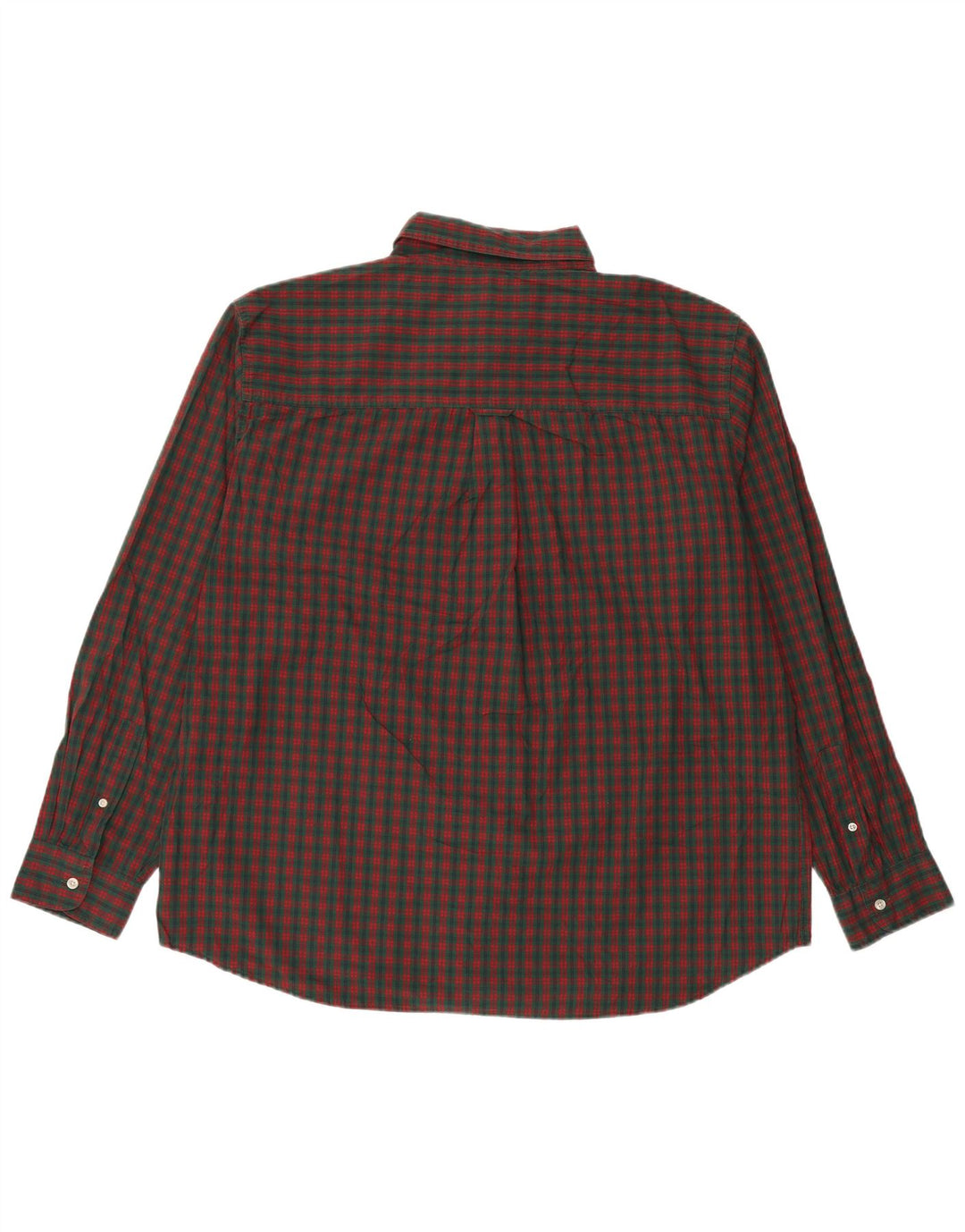 Camicia da uomo Chaps 2XL in cotone a quadri verdi