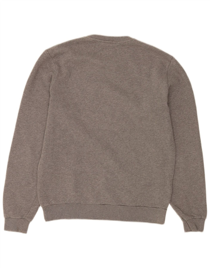 Felpa da uomo Jack Wills Maglione in cotone screziato grigio medio