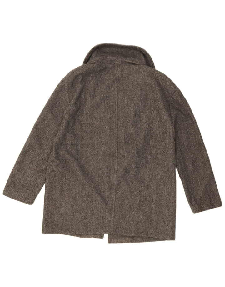 Soprabito oversize da donna Zara UK 10 piccolo poliestere grigio