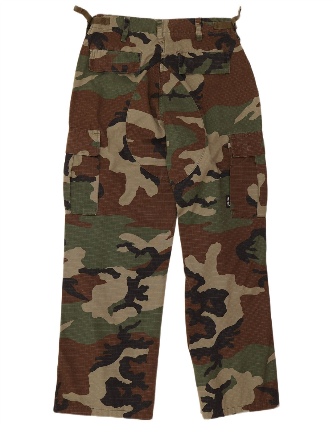 Pantaloni cargo dritti da uomo Mil-Tec piccoli W28 L28 mimetici multicolori