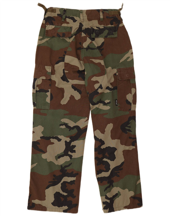 Pantaloni cargo dritti da uomo Mil-Tec piccoli W28 L28 mimetici multicolori