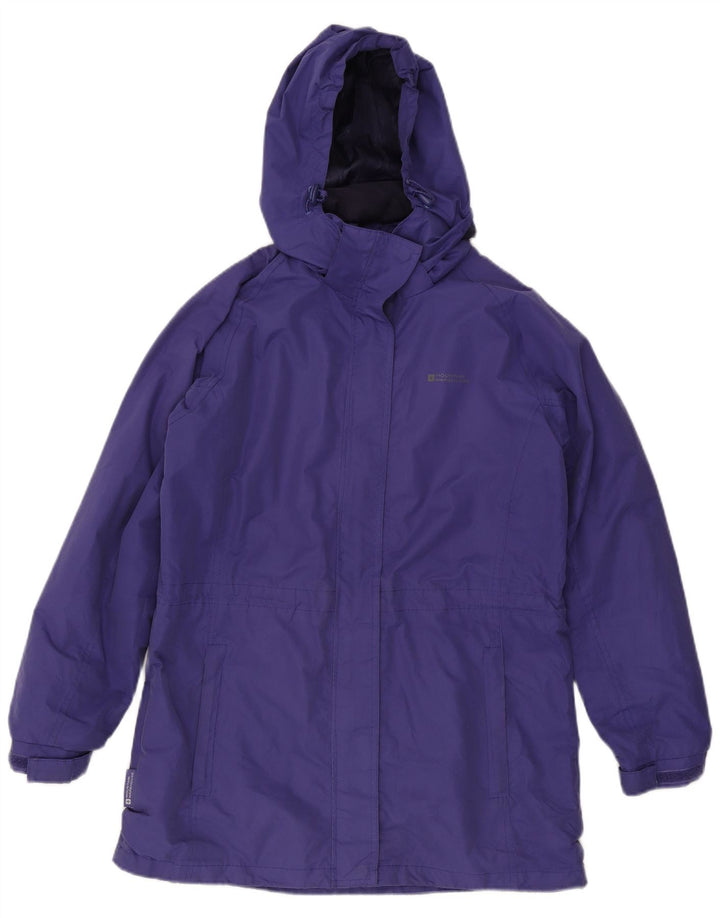 Impermeabile con cappuccio da donna Mountain Warehouse UK 14 Large Viola Poliestere