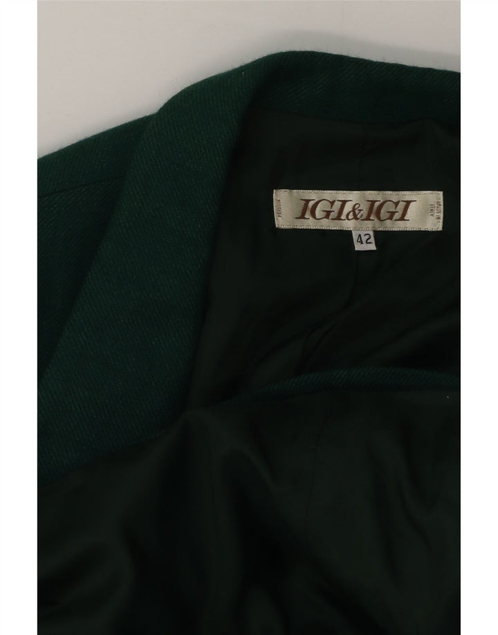 Giacca blazer doppiopetto da donna Igi & Igi IT 42 Verde medio