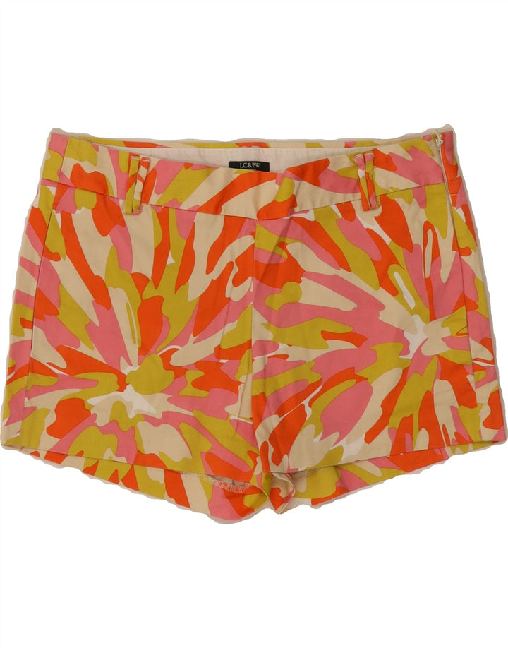 J. CREW Womens Abstract Pattern Casual Shorts US 2 XS W30  Multicoloured Vintage J. Crew and Second-Hand J. Crew from Messina Hembry 