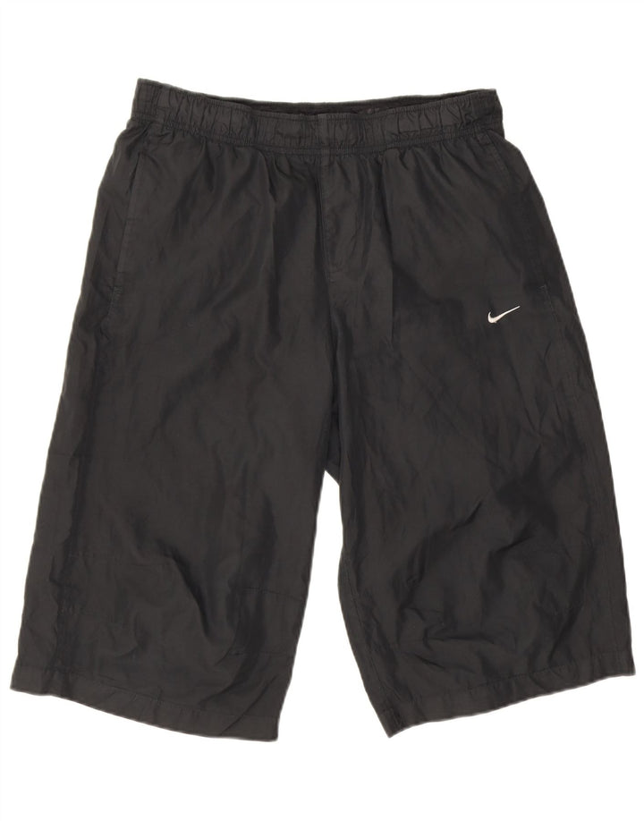 Pantaloncini sportivi Nike Bermuda da uomo, poliestere nero medio
