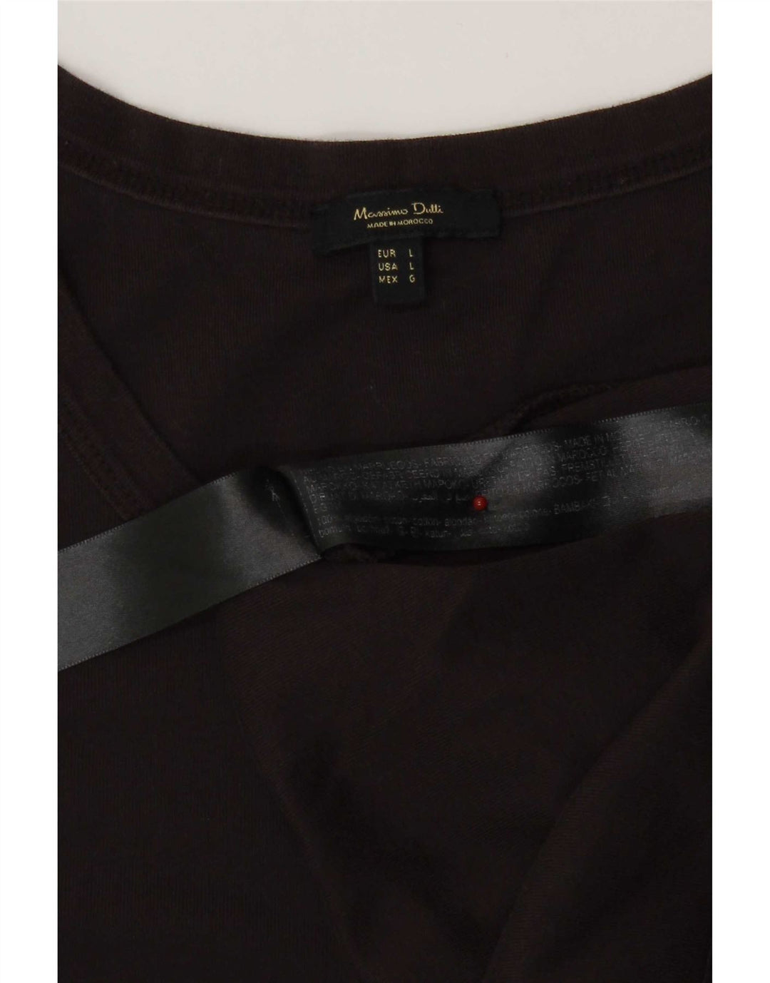 Canotta da donna Massimo Dutti UK 14 grande cotone nero