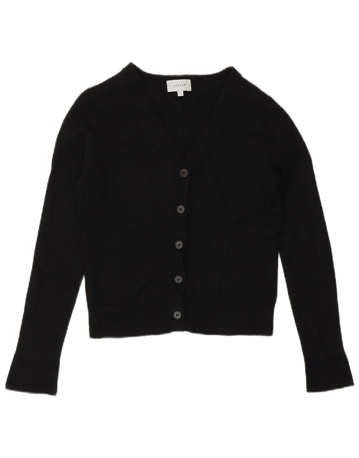 Maglione Bolero da donna Jigsaw UK 10 piccolo in lana nera