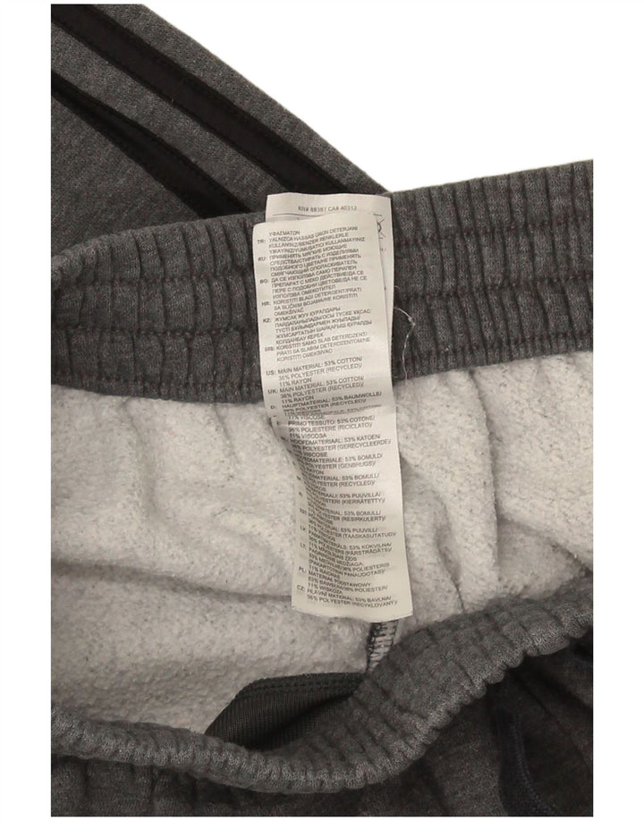 Pantaloni da tuta da uomo Adidas Joggers in cotone grigio medio