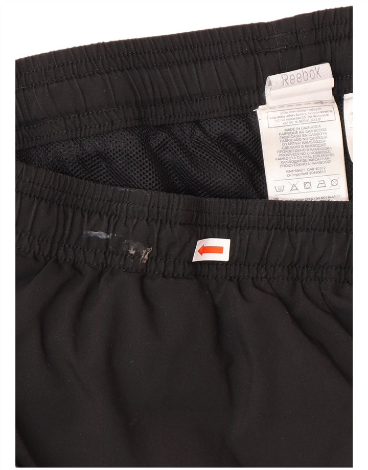 Pantaloni da tuta REEBOK da uomo XL poliestere nero