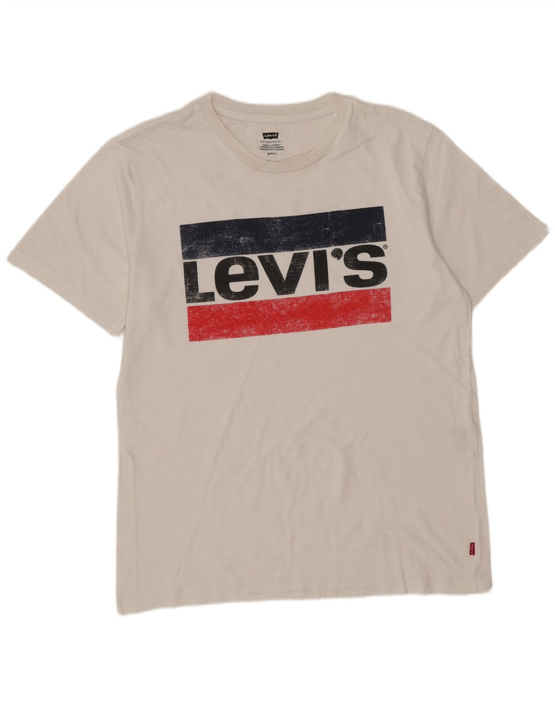 T-shirt grafica da uomo Levi's Top piccola bianca