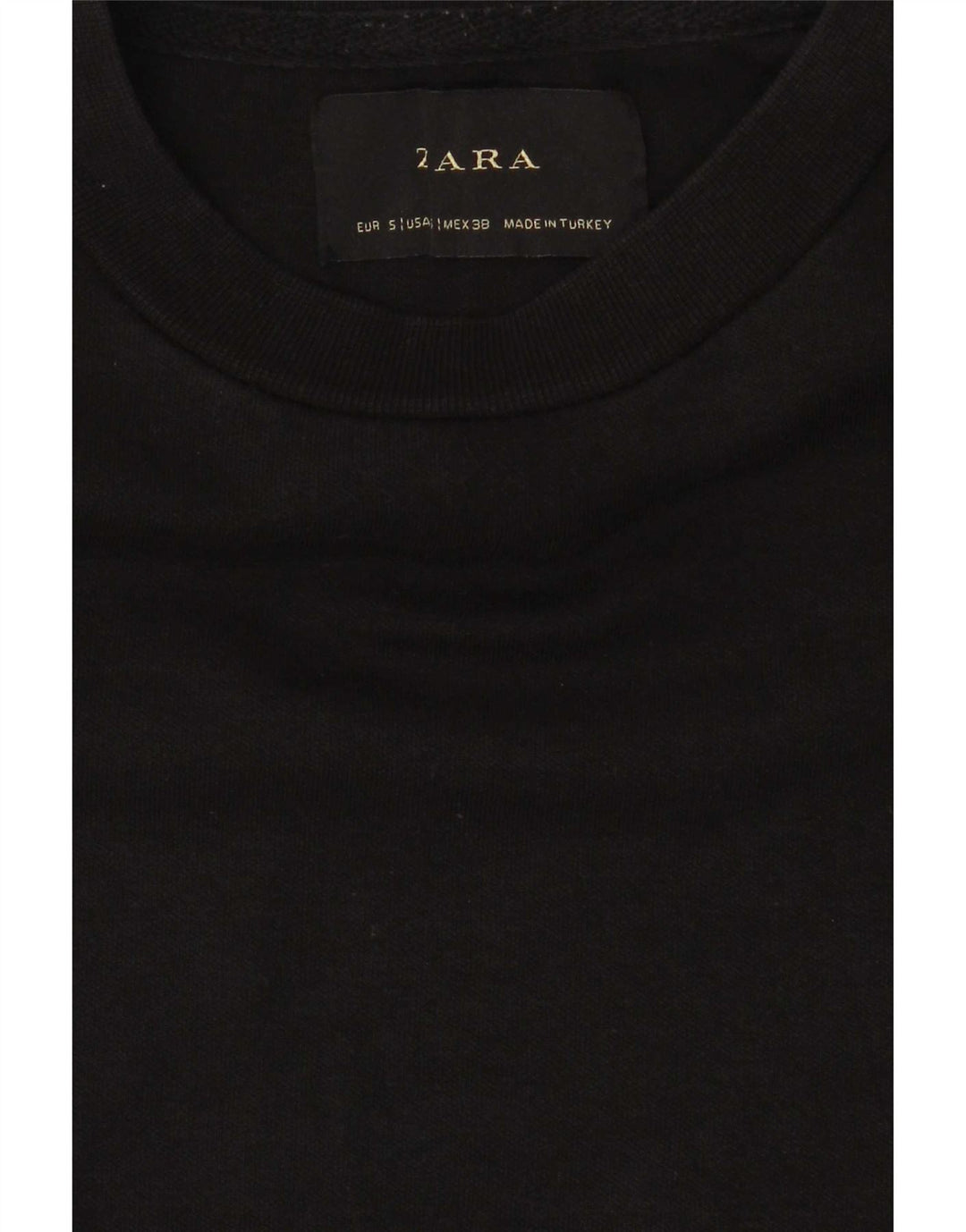 Zara Uomo Felpa Maglione Piccolo Nero