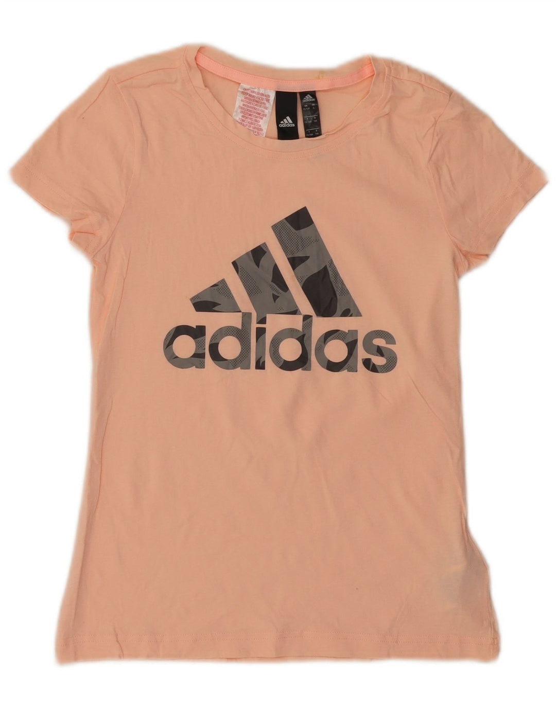 T-shirt grafica ADIDAS per bambina 13-14 anni in cotone rosa