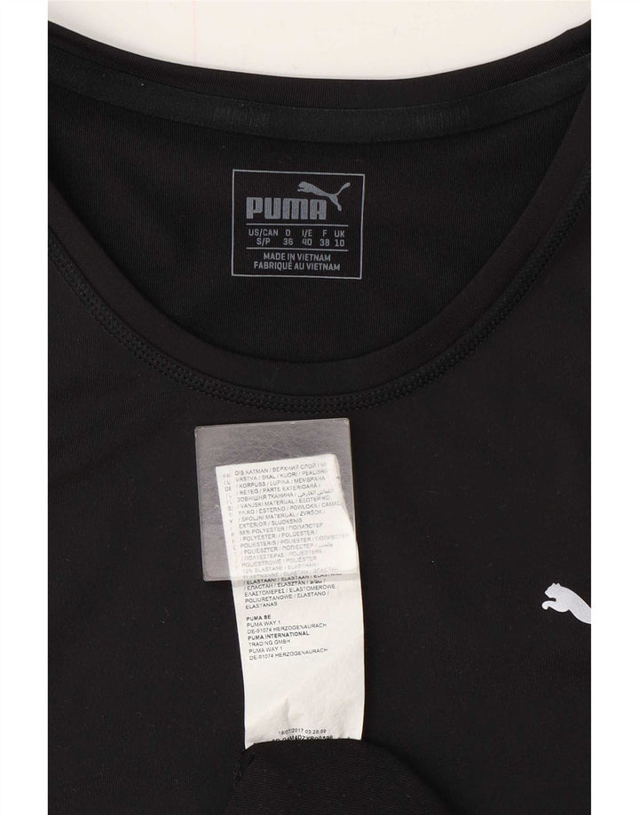 T-shirt da donna Puma Top UK 10 piccola nera in poliestere