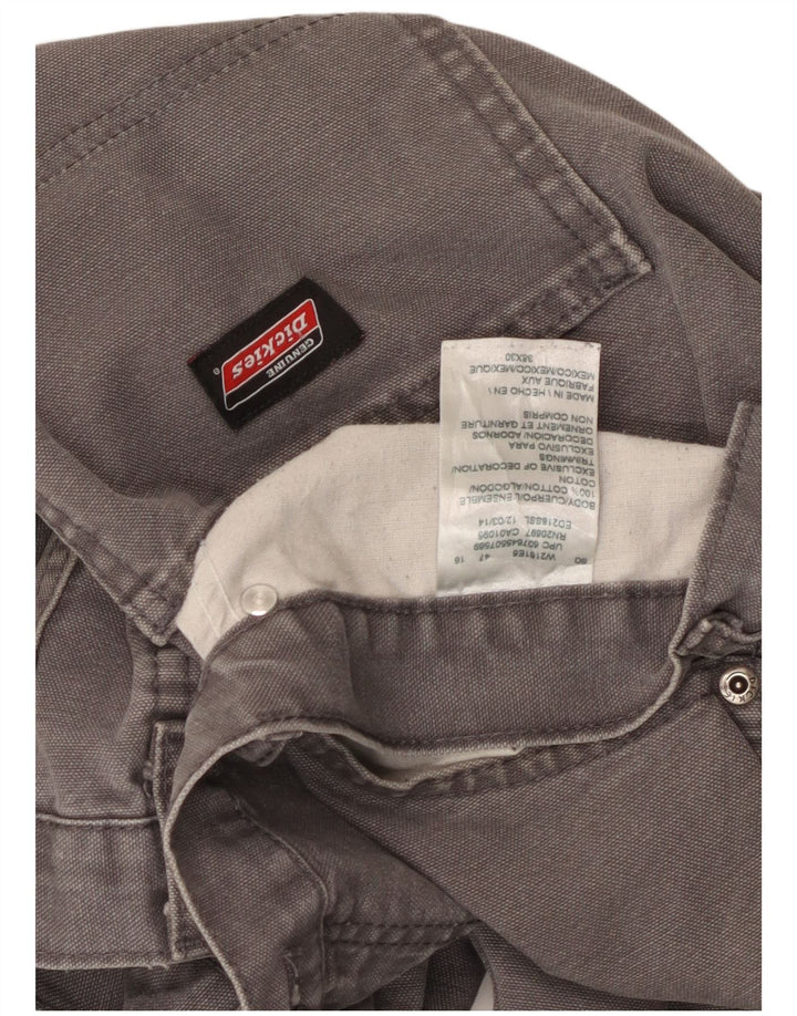 Pantaloni casual dritti da uomo Dickies W38 L30 cotone grigio
